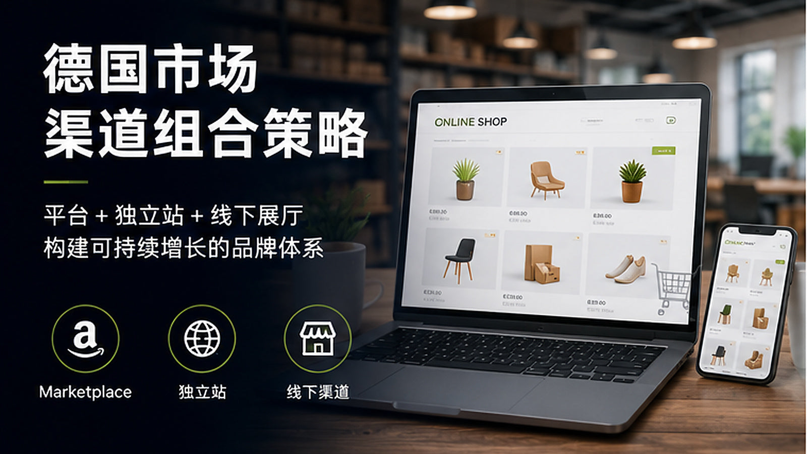德国市场渠道怎么选？Marketplace、独立站与线下展厅组合策略